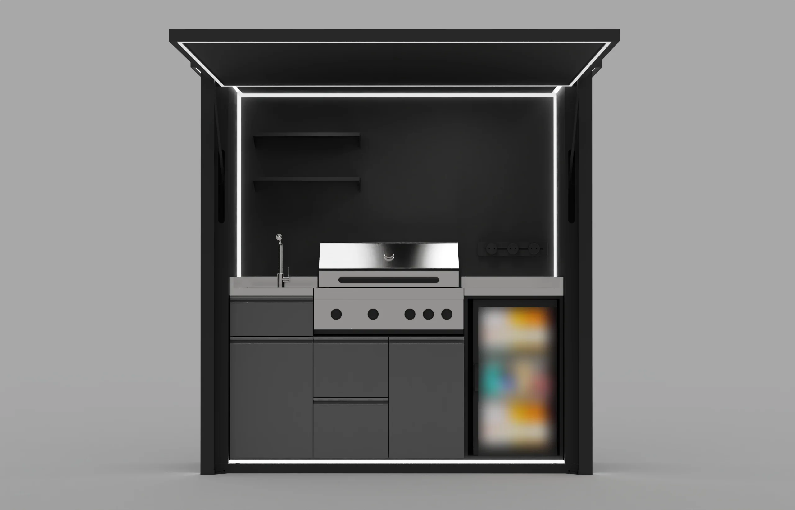 A-Mini Outdoorküche, Ansicht 1