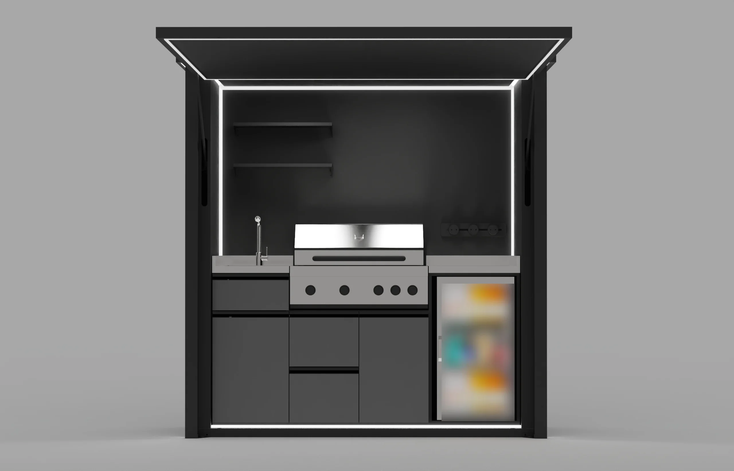 A-Mini Outdoorküche, Ansicht 2