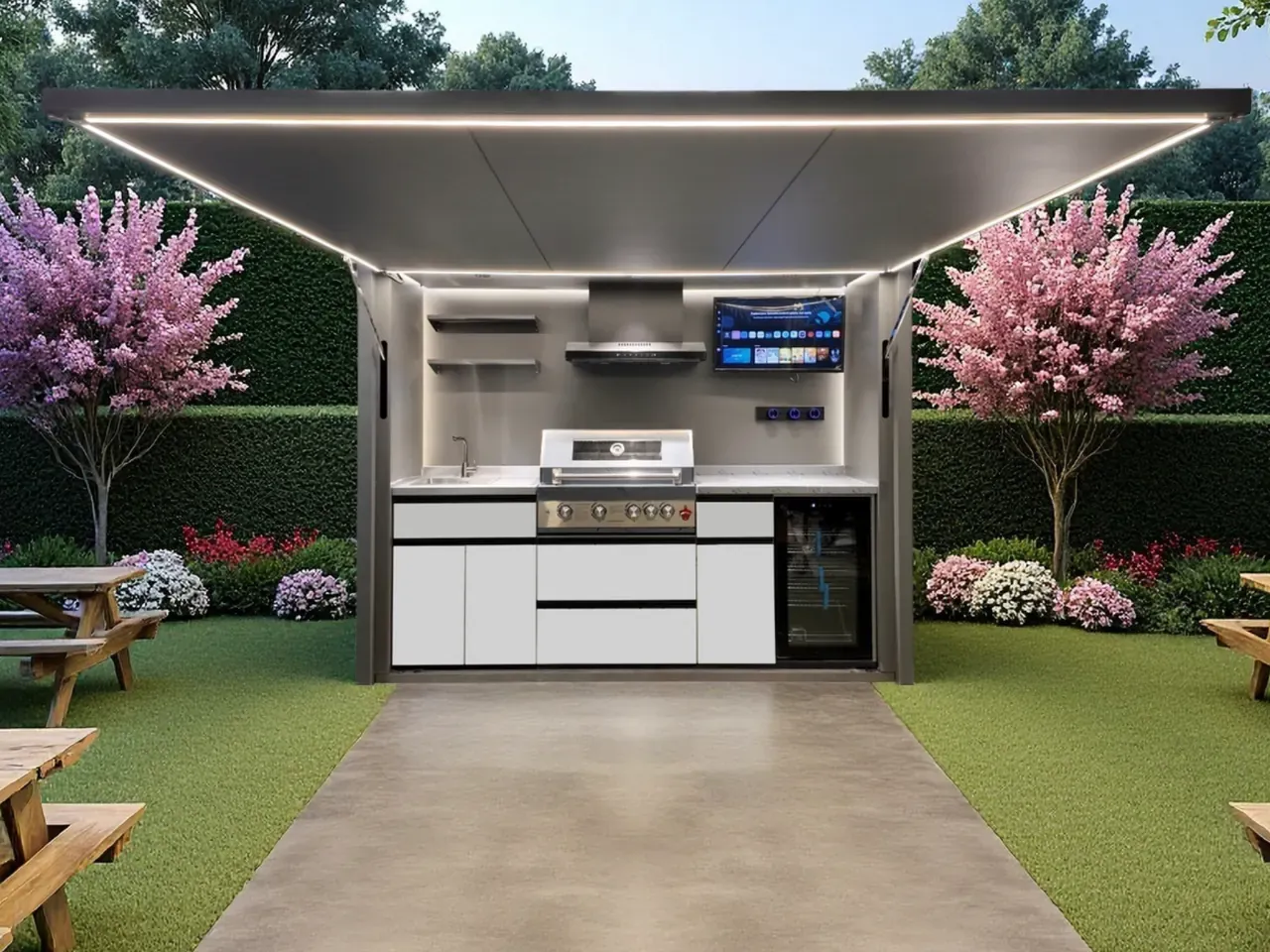 A-Plus premium outdoor kitchen model