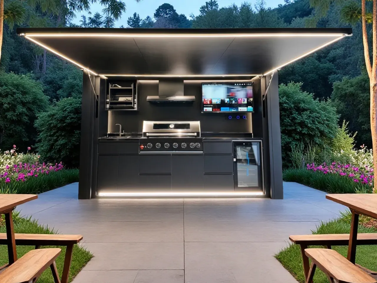A-Ultra premium outdoor kitchen model